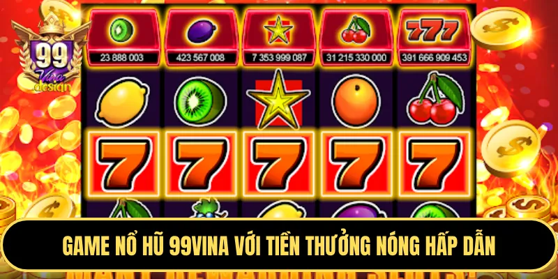 Màn hình Slot game với biểu tượng và nút quay tại 9win